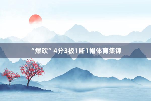 “爆砍”4分3板1断1帽体育集锦