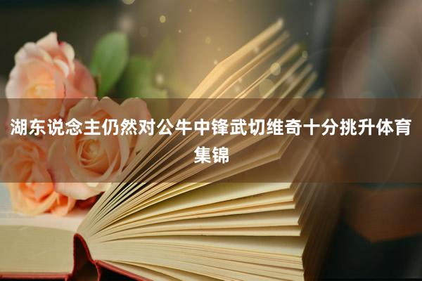 湖东说念主仍然对公牛中锋武切维奇十分挑升体育集锦