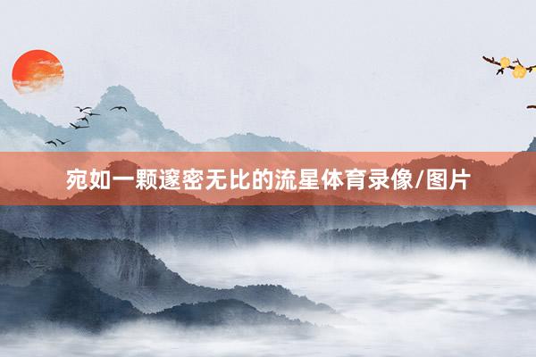 宛如一颗邃密无比的流星体育录像/图片