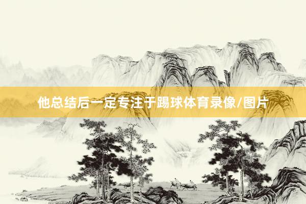 他总结后一定专注于踢球体育录像/图片
