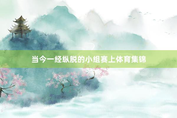 当今一经纵脱的小组赛上体育集锦