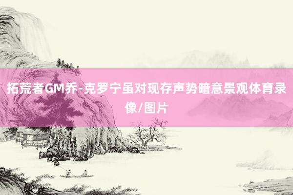 拓荒者GM乔-克罗宁虽对现存声势暗意景观体育录像/图片