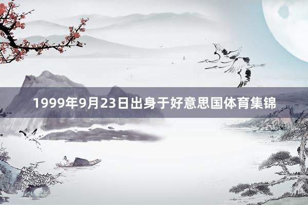 1999年9月23日出身于好意思国体育集锦