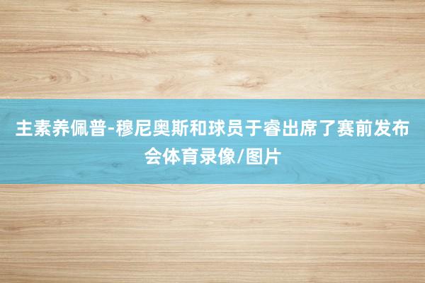 主素养佩普-穆尼奥斯和球员于睿出席了赛前发布会体育录像/图片