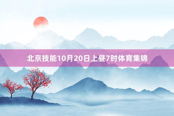 北京技能10月20日上昼7时体育集锦