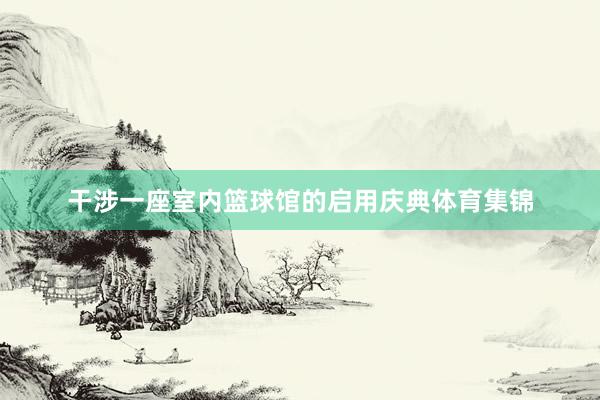 干涉一座室内篮球馆的启用庆典体育集锦