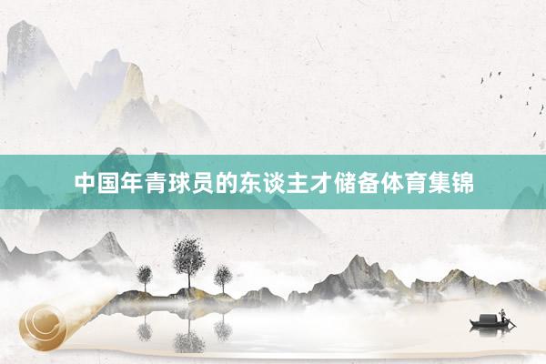 中国年青球员的东谈主才储备体育集锦