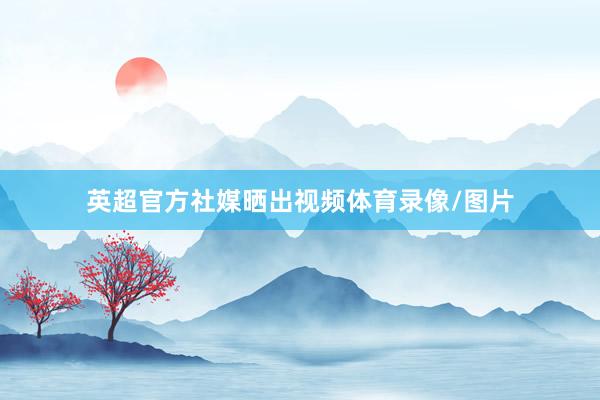 英超官方社媒晒出视频体育录像/图片