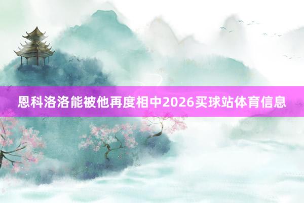 恩科洛洛能被他再度相中2026买球站体育信息