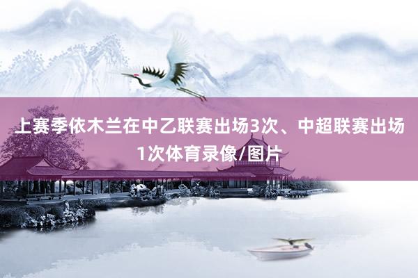 上赛季依木兰在中乙联赛出场3次、中超联赛出场1次体育录像/图片