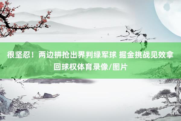 很坚忍！两边拼抢出界判绿军球 掘金挑战见效拿回球权体育录像/图片