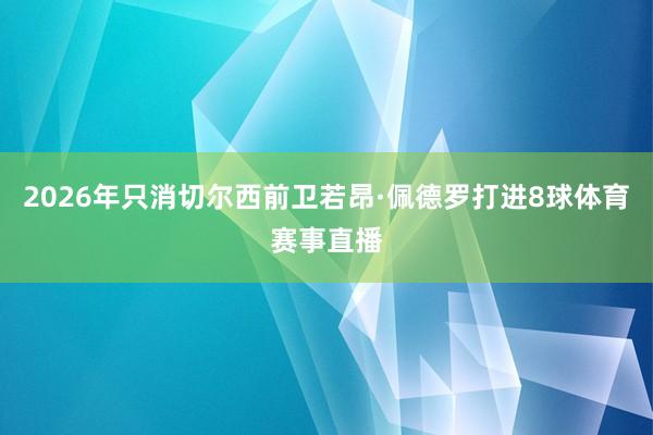 2026年只消切尔西前卫若昂·佩德罗打进8球体育赛事直播